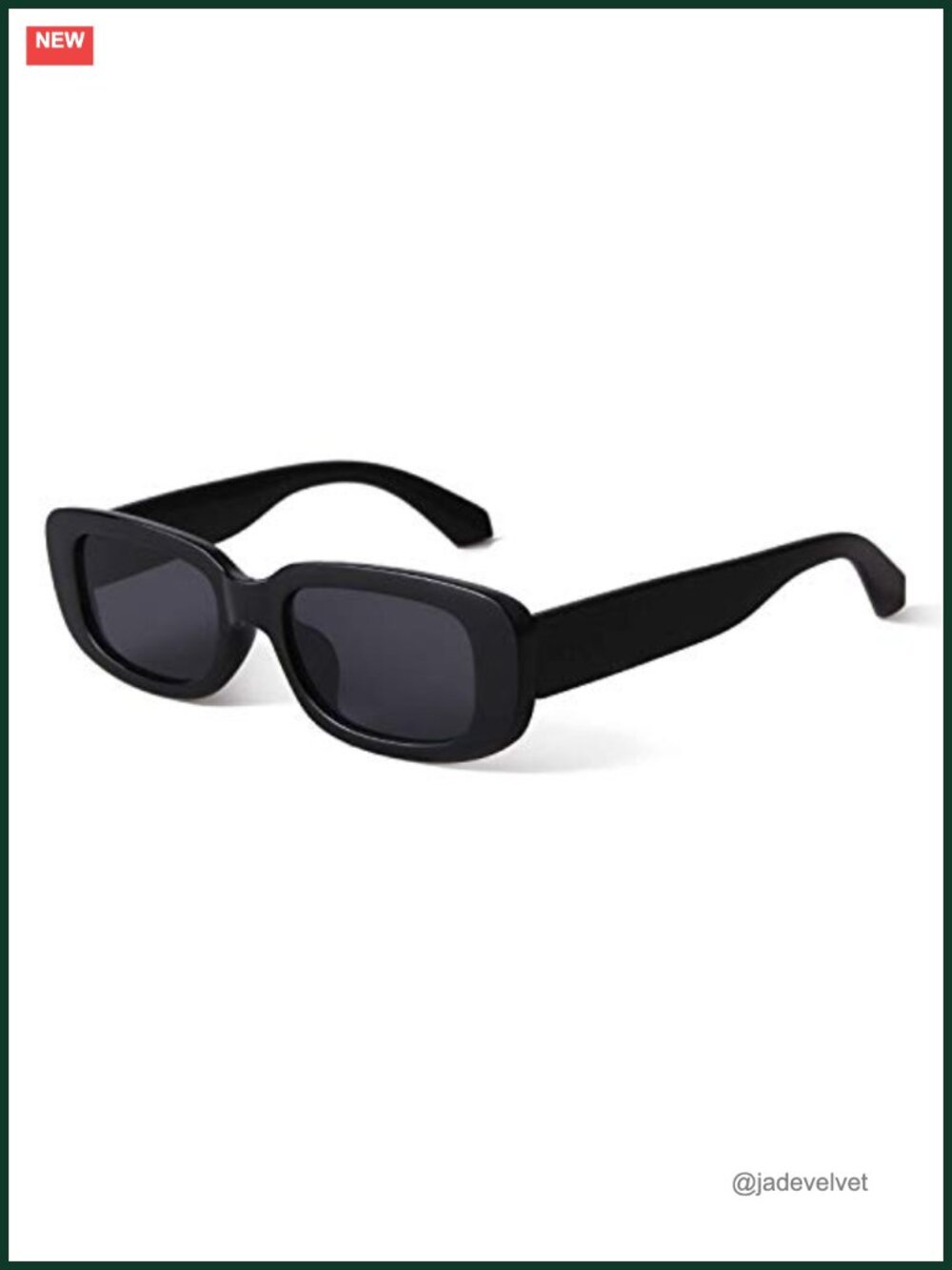 Retro 90s Sunglasses for Women Rectangle Narrow Square Frame UV400 Driving